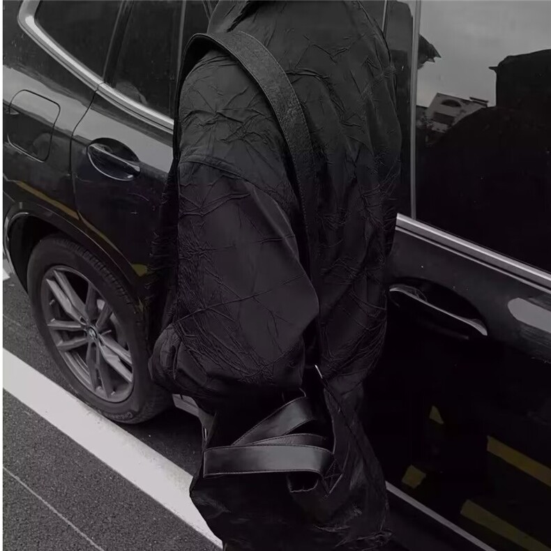 W10187-P58网图现货高街潮牌港风日系原宿风韩版潮流宽松夹克,男装夹克,星座1608
