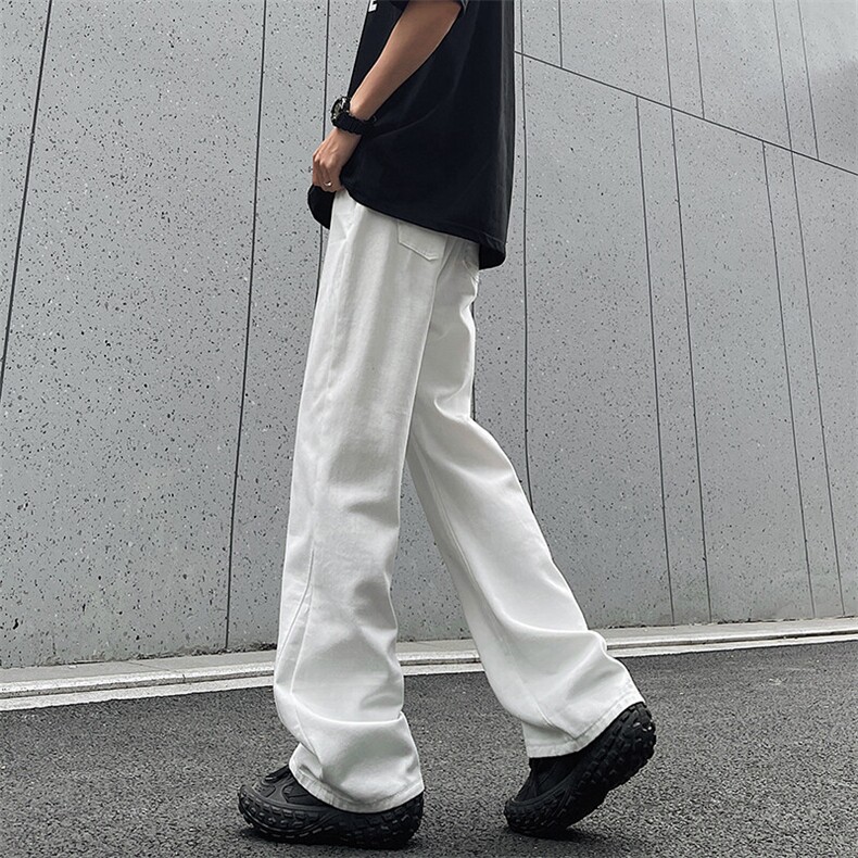 SJ-217-2-HK24151特P40秋季直筒水系牛仔裤男vibe微喇休闲裤,男装牛仔裤,星座217-2