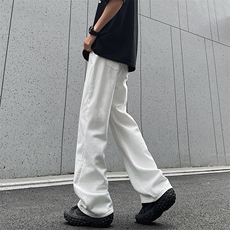 SJ-217-2-HK24151特P40秋季直筒水系牛仔裤男vibe微喇休闲裤，男装牛仔裤，星座217-2