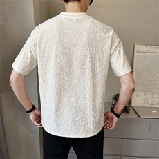 夏季新款短袖t男韩版潮流简约半袖上衣青年修身休闲T恤T1115-P48，男装T恤，电商A237