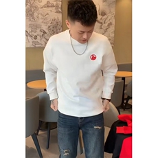 1506-1/WW6941/P40印花秋冬卫衣男韩版新款圆领宽松上衣百搭新年，男装卫衣，星座1506-1