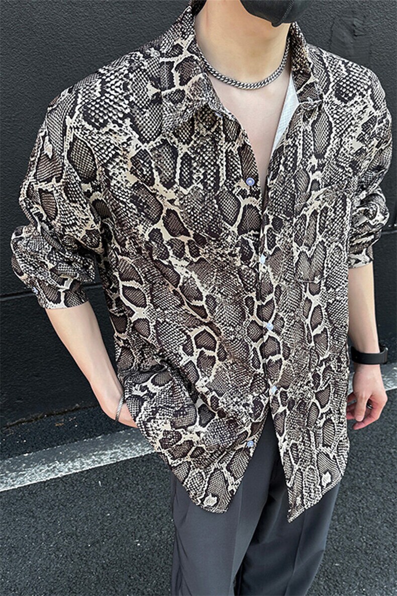 美式高街宽松衬衫潮流休闲上衣A086-CS2210-P40,男装衬衫,电商基地A086