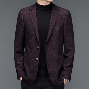 Y5638钱塘2020-2秋冬季新款时尚休闲男士西装外套潮流西服P150图片