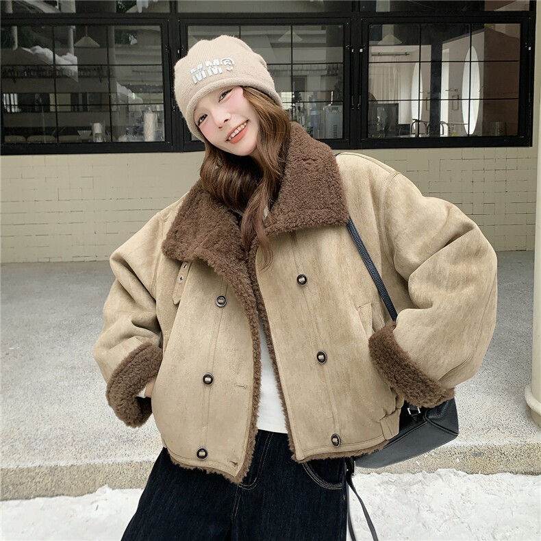 【新款现货】韩系皮毛一体192-667P209K288，女装皮草，浙宝192（原082）