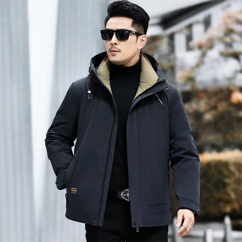 B38825钱塘2020-3冬季厚款时尚休闲中年新款男士羽绒服P288,男装羽绒服,钱塘207-3