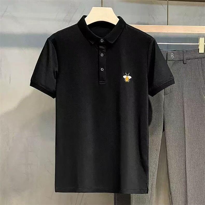 1506-1/TGP70081彩色小蜜蜂刺绣Polo/P39纯色刺绣polo男士短袖T恤,男装T恤,星座1506-1