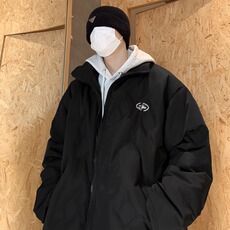 2024新款男女小牛津防水简约棉袄棉服气质慵懒百搭情侣棉服Y137，男装棉衣，星座506