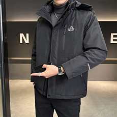 三合一冲锋衣羽绒服男士2025新款冬季外套B240-YR6695-P235，男装羽绒服，电商B240