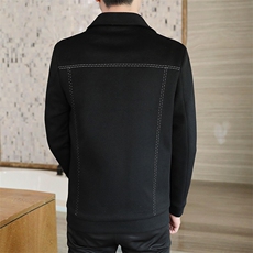 秋冬新款毛呢大衣短款翻领韩版修身夹克外套上衣男N702P140控218，男装毛呢大衣，电商B226