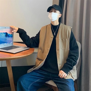 男春季新款韩版潮流马甲M023P32图片