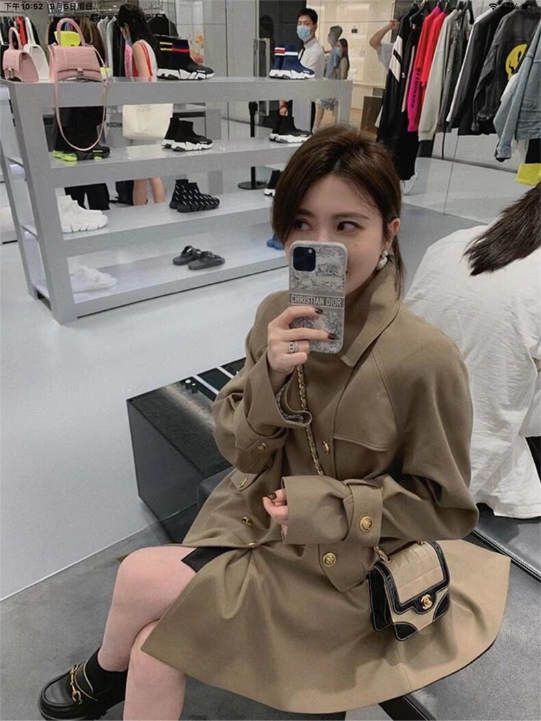 现货～秋冬新款现货双面羊绒大衣风衣小香风等系列，女装风衣，AMGO