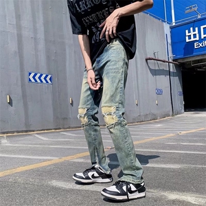男新款休闲牛仔裤弹力N8804P50图片