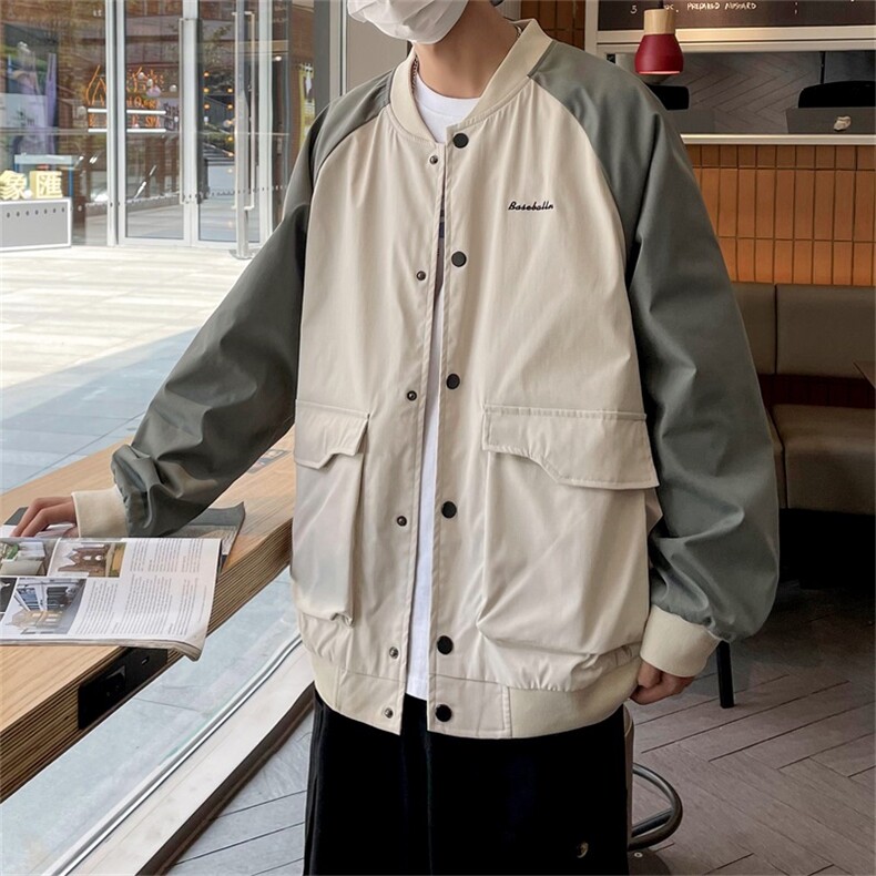 春秋季百搭休闲宽松夹克男士JK147-P48,男装夹克,星座1204
