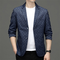 BF22607钱塘2020-2中青年男士时尚休闲帅气简约西服外套P102，男装西服，钱塘207-2