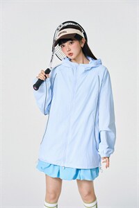 UPF50+有报告 凉感轻薄透气宽松大码潮流防晒服 DQC657-P48图片