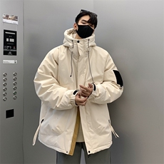 冬季男女户外登山服白鸭绒纯色工装羽绒服外套A406Y93651P228，男装羽绒服，星座309（原A406）