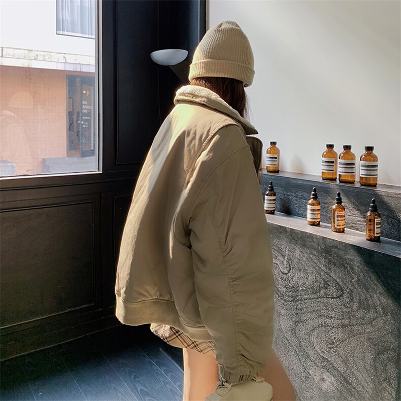 羊羔毛派克服外套1829P195K298,女装棉衣/棉服,2C201