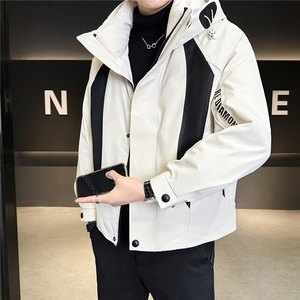 新标90鹅绒有报告 户外冲锋衣羽绒服男 A313-Y135575-P395图片