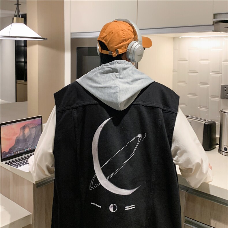 MJ229-p58-限价78M-5XL现货宽松可脱卸大码牛仔马甲多口袋,男装背心/马甲,星座116