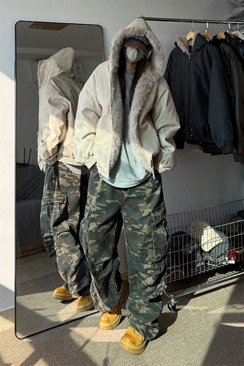 现货座山雕连帽棉衣加绒加厚棉服外套310A-2ZSD2302特p110,男装棉衣,星座310A-2