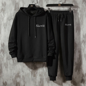 TL8098-P80 连帽卫衣套装男运动套装两件套长袖运动服图片