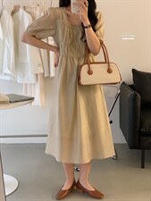 2022香丽迪高级感长款连衣裙，女装连衣裙，香丽迪1