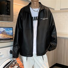 潮流夹克潮男春季皮衣夹克WT35P60,男装夹克,星座1116-2