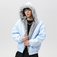 潮流宽松棉衣高街潮牌休闲棉服A161-9980-P95，男装棉衣，电商A161