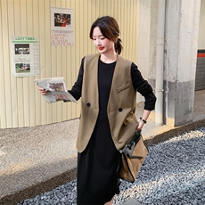 【现货】新款主推西装马甲配连衣裙99003款P155K218，女装套装/套裙，2C316