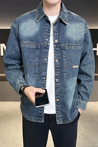 秋季新款牛仔夹克外套男牛仔衬衫薄夹克 2371-P115图片