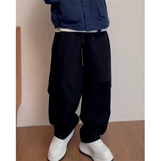 弯刀裤子男款潮流潮牌美式休闲加绒阔腿裤宽松直筒男卫裤KJ79，男装休闲裤，星座1116A（原606A-3）