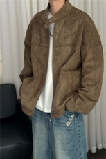 新款现货潮牌男士立领夹克外套男日系痞帅A351-AJ2640-P125控199，男装夹克，电商A351