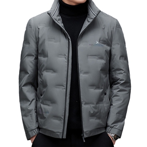 2023冬季新款立领羽绒服中年男士白鸭绒90%羽绒外套MSNA2201-P220图片