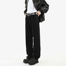 xz905-2-K028#P55-美式高街弹力小直筒水洗牛仔裤，男装牛仔裤，星座905-2