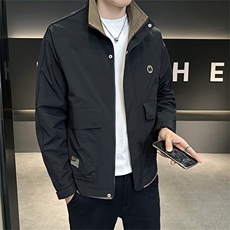 DS-A225-7899秋季新款外套立领帅气青年夹克百搭时尚潮流上衣，男装夹克，电商A225