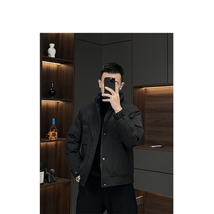 羽绒服时尚立领外套廓形设计款合身加厚保暖夹克上衣yrf089-TP185图片