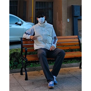 现货5W件冬季三防硬挺boxy短款立领棉衣马夹外套加厚马甲保暖棉服图片