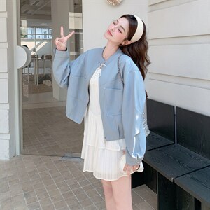 现货  春季新款休闲皮衣2c098-2612p145k238图片
