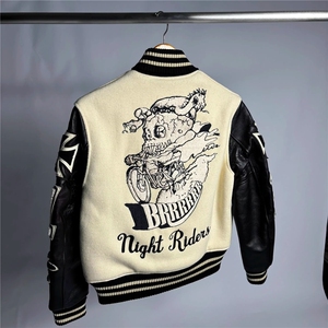 东洋骷髅骑士棒球服Cleanfit风格修身立领短款外套男HHD814 P92图片