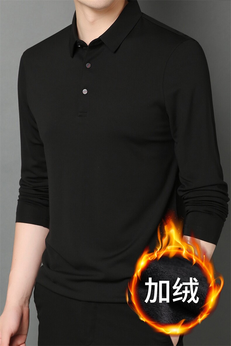BB3011H男士T恤男长袖春装上衣翻领丅卫衣春季打底带领POLO衫P95,男装针织衫/毛衣,钱塘6003（原4033）