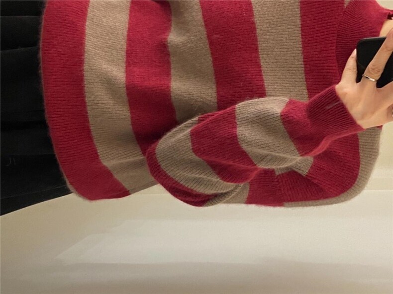 圆领毛衣，女装针织衫/毛衣，FMV