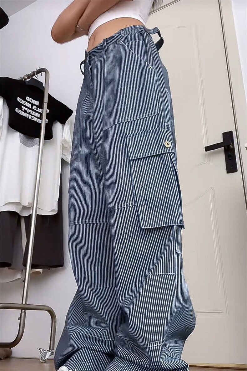903-AK81-特P65【89】S-3XL美式条纹工装牛仔裤！10,男装牛仔裤,星座903