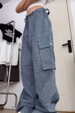 903-AK81-特P65【89】S-3XL美式条纹工装牛仔裤！10，男装牛仔裤，星座903