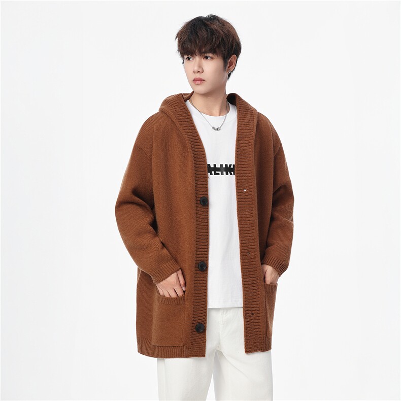 【新品】2025秋冬男士时尚休闲百搭针织连帽毛衣潮流-M268-P60,男装针织衫/毛衣,星座1105-1