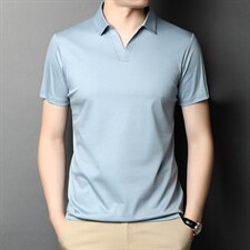 黑色修身亨利领短袖男士夏季Polo衫T恤美式运动健身显肌肉半截袖，男装Polo衫，钱塘6003A(原)4033A