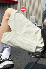 8XL-M特大码短裤男多巴胺冰丝裤户外速干五分裤工装裤DK1524P25，男装休闲裤，电商D206-1