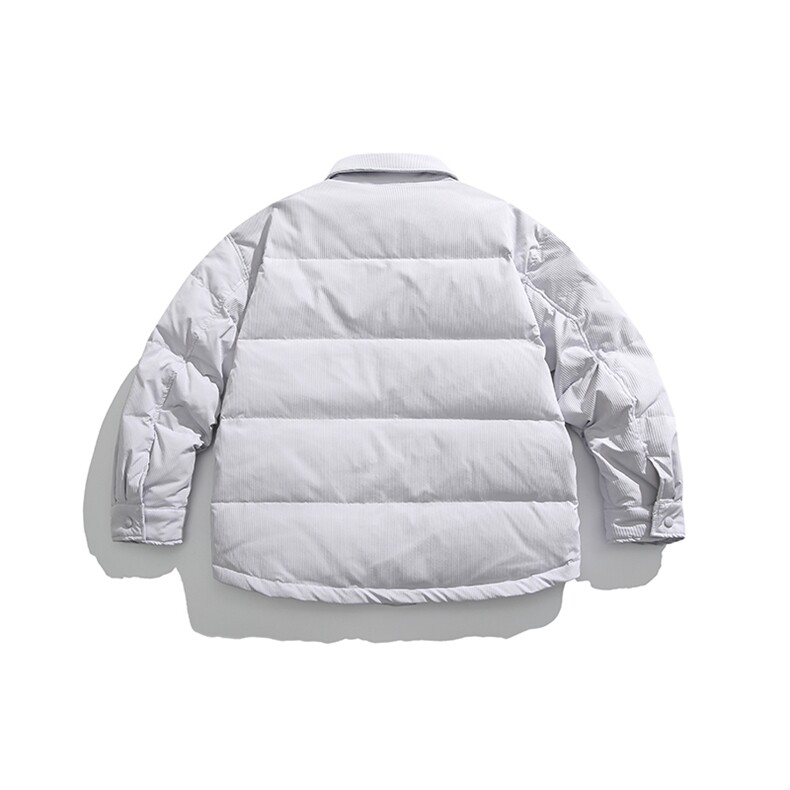 外27-2日系工装衬衫夹克羽绒服90白鸭绒(新标）YR05-P195,男装夹克,新杭派外27-2