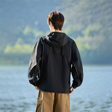 UPF50+有报告凉感轻薄透气宽松大码潮流防晒服DQC657-P48，男装防晒衣，电商B306