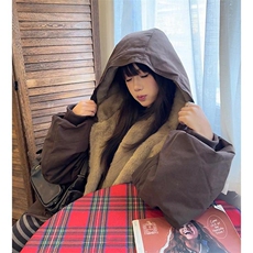 两面穿现货重磅短款座山雕棉衣男女双面穿毛毛绒棉服加厚外套，男装棉衣，电商A486-1