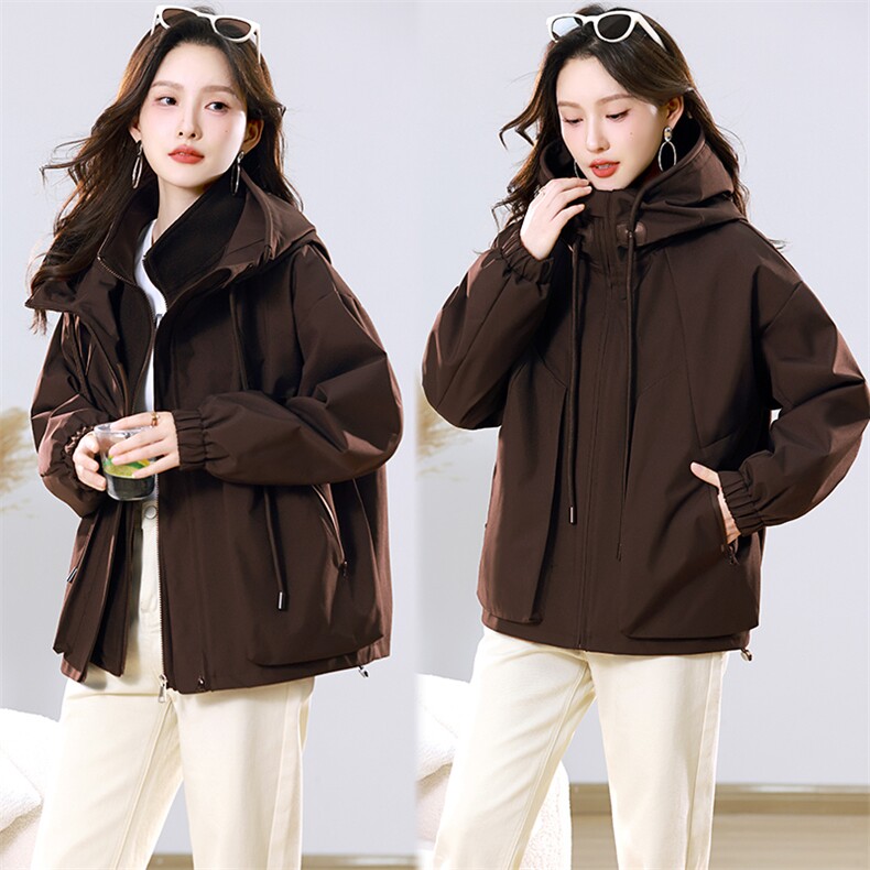 2025新款两件套现货冲锋衣保暖，女装棉衣/棉服，婷轩阁